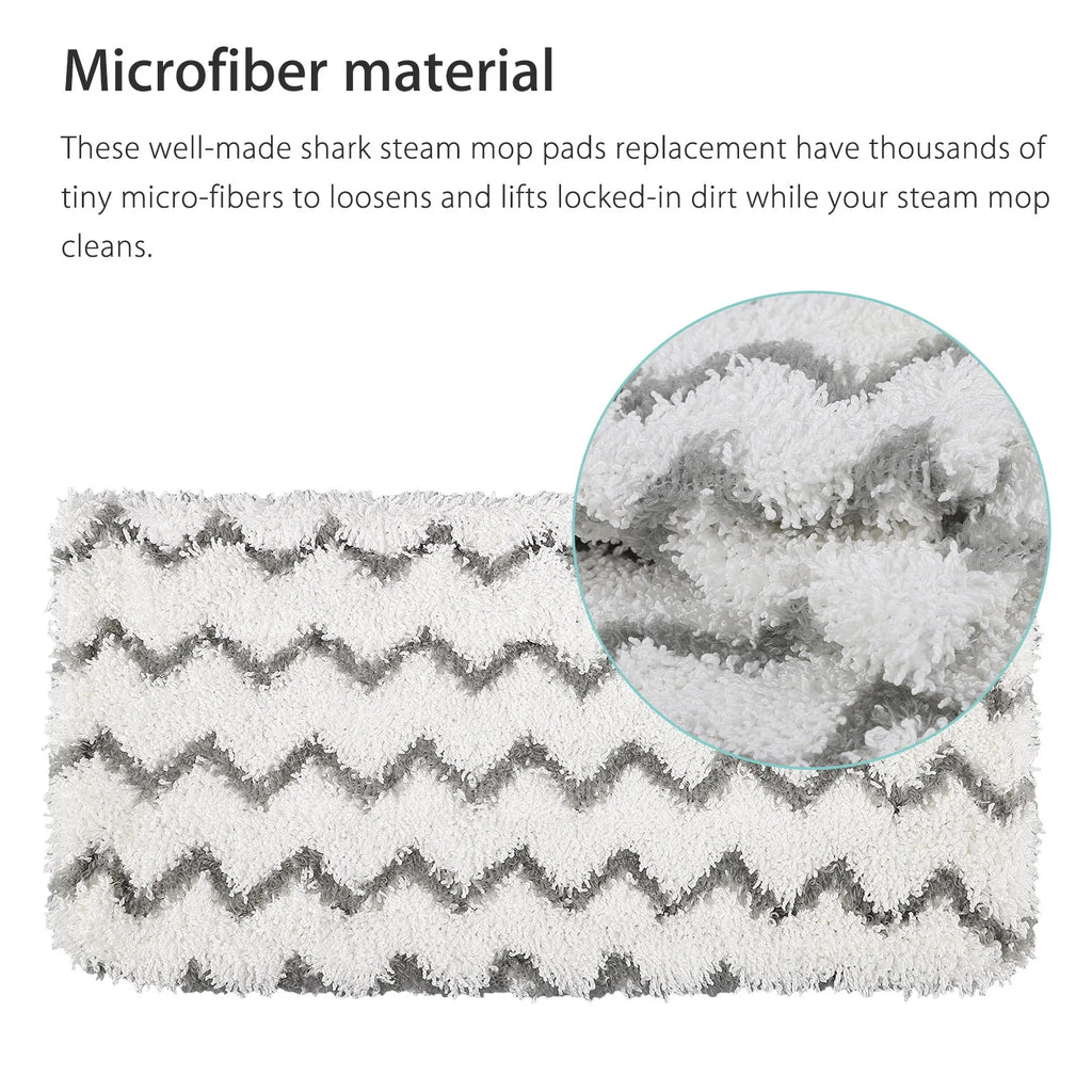Microfiber Steam Washable Reusable Mop Pads,Shark Vacuum Cleaner S1000/S1000A /S1000C/S1000WM/S1001C