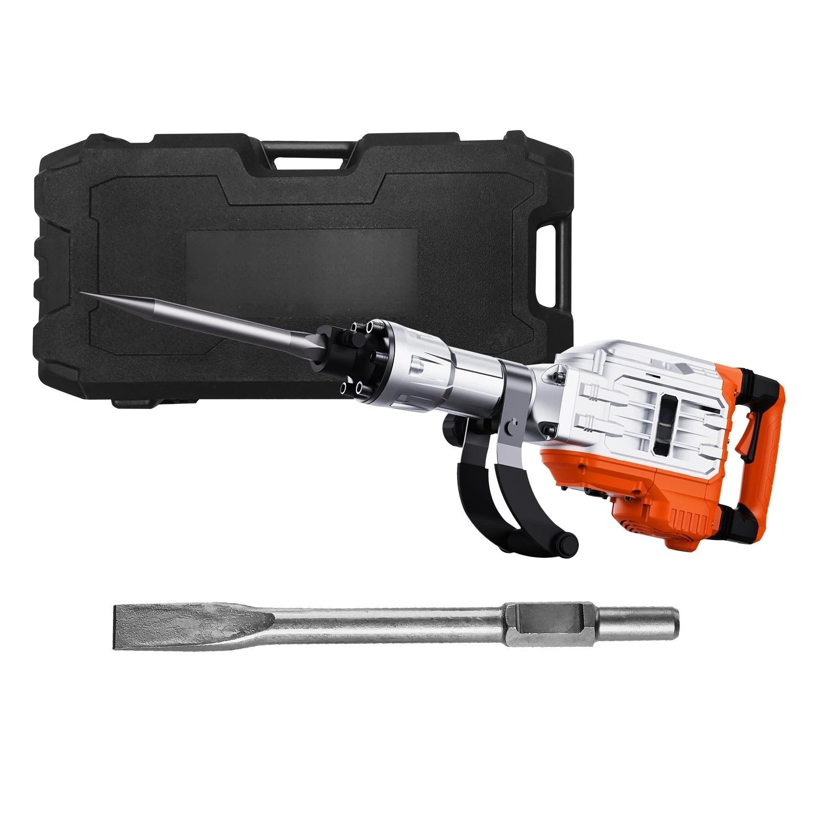 Demolition Jack Hammer 1500W/2200W/3500W Jack Hammer Concrete Breaker Heavy Duty Electric Jack Hammer 2/4Pcs Chisel